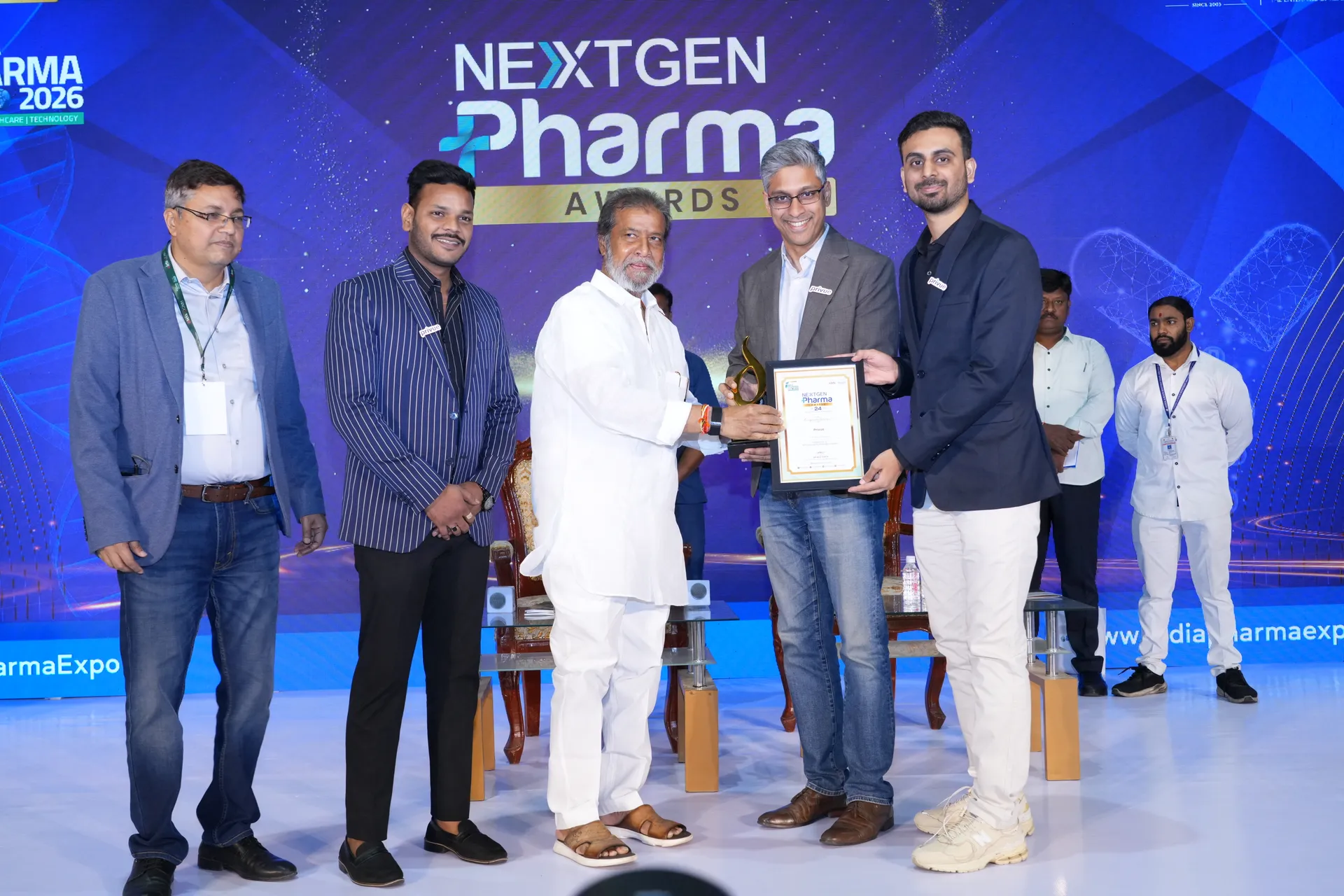 Award ceremony at the NextGen Pharma Awards 2026 - Hyderabad